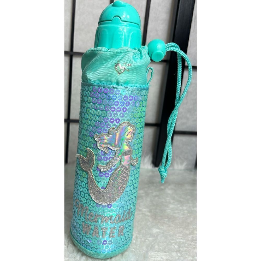 Justice Flip Sequin Unicorn Sleeved Water Bottle